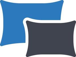 illustrazione vettoriale del cuscino su uno sfondo. simboli di qualità premium. icone vettoriali per il concetto e la progettazione grafica.