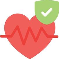 illustrazione vettoriale del battito cardiaco su uno sfondo. simboli di qualità premium. icone vettoriali per il concetto e la progettazione grafica.