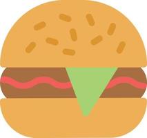 illustrazione vettoriale di hamburger di formaggio su uno sfondo. simboli di qualità premium. icone vettoriali per il concetto e la progettazione grafica.