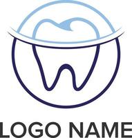 logo dentale per diverse categorie di salute vettore