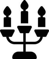 illustrazione vettoriale di candelabri su uno sfondo simboli di qualità premium. icone vettoriali per il concetto e la progettazione grafica.