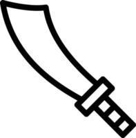 illustrazione vettoriale della spada su uno sfondo. simboli di qualità premium. icone vettoriali per il concetto e la progettazione grafica.