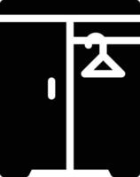 illustrazione vettoriale del guardaroba su uno sfondo. simboli di qualità premium. icone vettoriali per il concetto e la progettazione grafica.