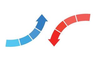 rapporto profitti e perdite. illustrazione della pianificazione di business, grafico e diagramma infografica vettore