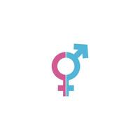 illustrazione del design dell'icona di omofobia, transfobia e bifobia vettore