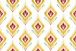 ikat disegno geometrico astratto etnico. Tappeto In Tessuto Azteco Mandala Ornamento Etnico Chevron Decorazione Tessile Carta Da Parati. tribale boho nativo etnico turchia ricamo tradizionale vettore