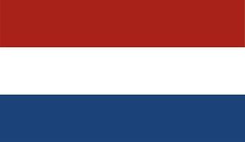 bandiera dei Paesi Bassi. Dimensione e colori della proporzione ufficiale. illustrazione vettoriale