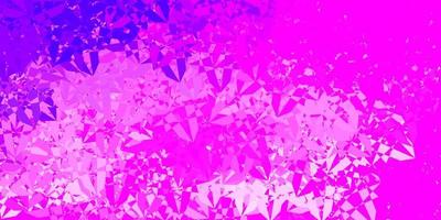 sfondo vettoriale rosa chiaro con forme poligonali.