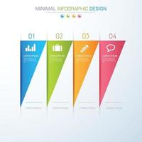 modello di infografica aziendale con icona, illustrazione del design vettoriale