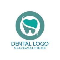 illustrazione vettoriale del modello di logo dentale