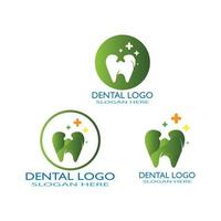 illustrazione vettoriale del modello di logo dentale