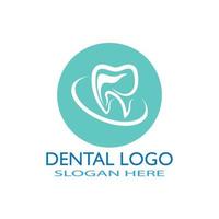 illustrazione vettoriale del modello di logo dentale