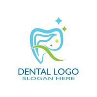 illustrazione vettoriale del modello di logo dentale