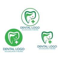 illustrazione vettoriale del modello di logo dentale