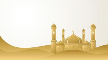 sfondo islamico. sfondo di eid mubarak. sfondo del ramadan kareem. vettore