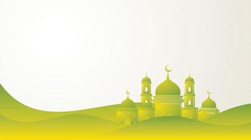 sfondo islamico. sfondo di eid mubarak. sfondo del ramadan kareem. vettore