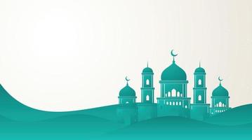 sfondo islamico. sfondo di eid mubarak. sfondo del ramadan kareem. vettore