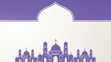 sfondo islamico. sfondo di eid mubarak. sfondo del ramadan kareem. vettore