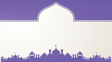 sfondo islamico. sfondo di eid mubarak. sfondo del ramadan kareem. vettore