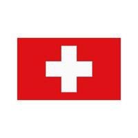 icona multicolore piatta svizzera vettore