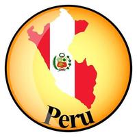 pulsante arancione con le mappe immagine del perù
