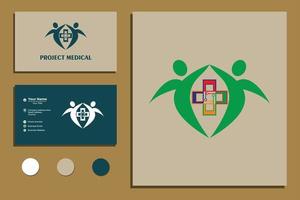 logo vettoriale del progetto medico