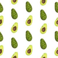 modello vettoriale geometrico di tendenza con avocado