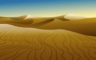 sfondo vuoto del paesaggio del deserto vettore