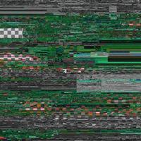 trama glitch. errore dello schermo del computer. disegno astratto del rumore del pixel digitale. vettore