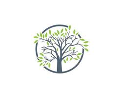 disegno del logo dell'albero-disegno dell'icona di vettore dell'albero