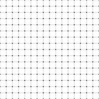 modello senza cuciture con punti e squares.grid su sfondo bianco. carta per prendere appunti.illustrazione vettoriale.trama o sfondo.concetto geometrico.connettività di sfondo grafico. vettore