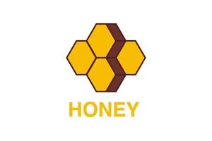 disegno dell'icona di miele d'ape logo vettore
