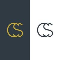 lettera iniziale c logo design vettore