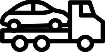 illustrazione di vettore dell'automobile del camion su una priorità bassa simboli di qualità premium. icone vettoriali per il concetto e la progettazione grafica.