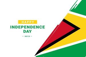 giorno dell'indipendenza della Guyana vettore
