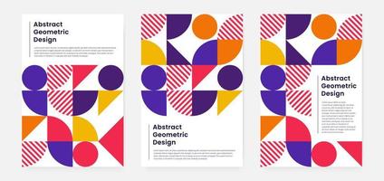 copertina grafica minimalista geometrica con forma e figura. stile di design del modello astratto per copertina, banner web, pagina di destinazione, presentazione aziendale, branding, imballaggio, carta da parati vettore