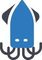 illustrazione vettoriale di calamari su uno sfondo. simboli di qualità premium. icone vettoriali per il concetto e la progettazione grafica.
