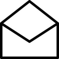 illustrazione vettoriale di lettera aperta su uno sfondo. simboli di qualità premium. icone vettoriali per il concetto e la progettazione grafica.