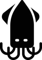 illustrazione vettoriale di calamari su uno sfondo. simboli di qualità premium. icone vettoriali per il concetto e la progettazione grafica.