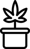 illustrazione vettoriale di marijuana su uno sfondo. simboli di qualità premium. icone vettoriali per il concetto e la progettazione grafica.