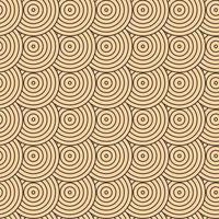 modello vettoriale moderno in stile giapponese. motivi geometrici neri su fondo oro, cerchi nella sabbia. illustrazioni moderne per sfondi, volantini, copertine, striscioni, ornamenti minimalisti