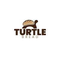 logo del pane della tartaruga vettore