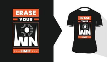 tipografia stampabile t-shirt citazioni design premium vector