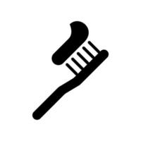 illustrazione grafica vettoriale dell'icona dello spazzolino da denti