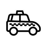 modello icona taxi vettore