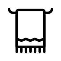 illustrazione grafica vettoriale dell'icona asciugamano