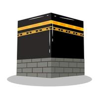 kaaba luogo di culto islamico vettore