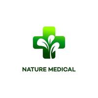 farmacia medica e benessere, modello di progettazione del logo. logo vettoriale. icone mediche. vettore