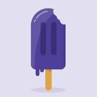 icona gelato viola vettore
