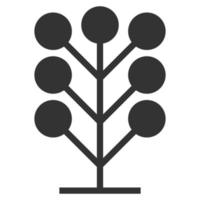 illustrazione vettoriale icona albero, ecologia, natura, foglia